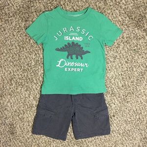 4T Boys 🌋 Dinosaur Outfit